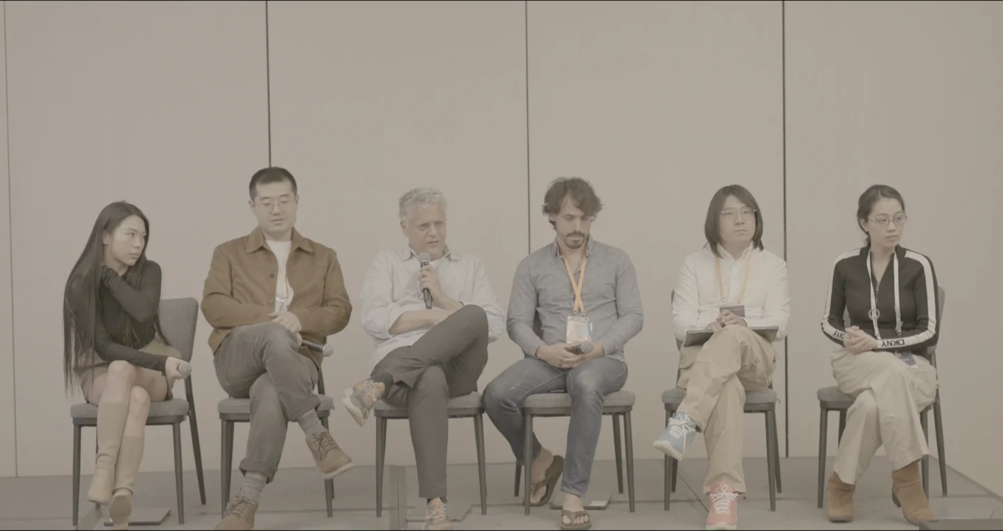 Six participants seated for the AMIF AI and music conversation